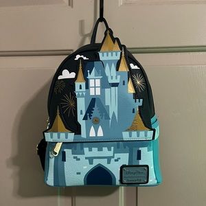RARE Limited Edition WDW Castle Loungefly Mini Backpack Brand New W Tags